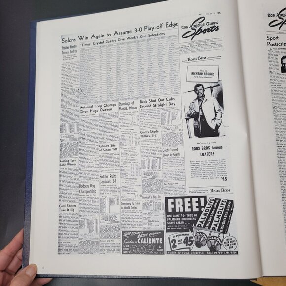 Los Angeles Dodgers History Book Presented To Dave MacMillan By Los Angeles Time - Picture 5 of 16